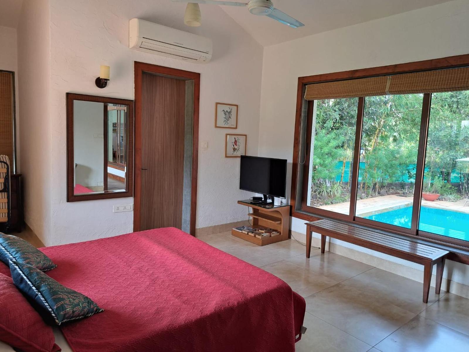 Casa Blanca 3Bhk W/Pool Near Mandwa, Alibaug Villa Alībāg Exteriör bild