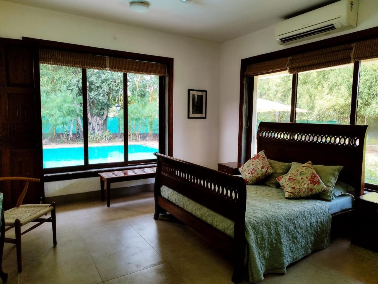 Casa Blanca 3Bhk W/Pool Near Mandwa, Alibaug Villa Alībāg Exteriör bild